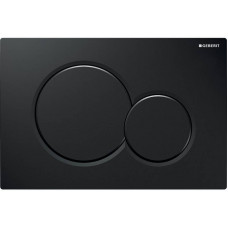 Смывная клавиша Geberit Sigma01 для двойного смыва черный глянцевый 115.770.DW.5