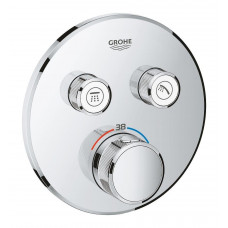 Термостат для душа GROHE Grohtherm SmartControl внешняя часть на 2 выхода хром 29119000