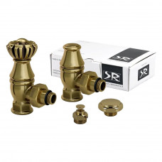 Комплект вентилей SR Rubinetterie Liberty 1/2 x 3/4 угловой бронза 0320-2000Z000