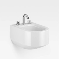 Биде подвесное Armani/Roca Baia 56x38x30 см белый 7.3570.C.600.0