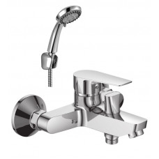 Смеситель для ванны Rossinka Silvermix S35-31 с коротким изливом хром S35-31