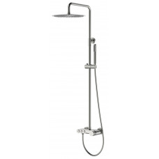 Душевая стойка Boheme Stick Touch со смесителем и верхним душем матовый никель 128-NB.2 Душевая стойка Boheme Stick Touch со смесителем и верхним душем матовый никель 128-NB.2