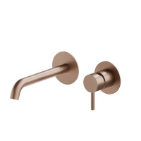 Смеситель для раковины Newform X-STEEL 316 встраиваемый внешняя часть PVD Brushed copper bronze 69628EX.59.067