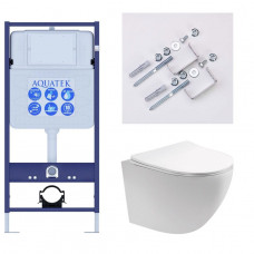 Комплект инсталляции 3 в 1 AQUATEK Европа T с унитазом AQ1900T-00 без клавиши SET AQUATEK ЕВРОПА T-KKI2