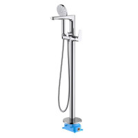 Смеситель для ванны AQUATEK БЕТТА напольный скрытого монтажа хром AQ1145CR