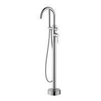 Смеситель для ванны напольный Aquanet Европа хром AQ1345CR