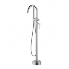 Смеситель для ванны напольный Aquanet Европа хром AQ1345CR