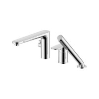 Смеситель на борт ванны Aquanet Ника на 3 отверстия хром AQ1848CR