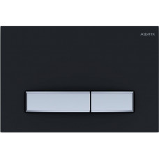 Панель смыва KDI Slim 009D-1 черный матовый прямоугольная клавиша никель KDI-0000026 Панель смыва KDI Slim 009D-1 черный матовый прямоугольная клавиша никель KDI-0000026