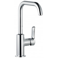 Смеситель для раковины Kludi PureSolid 205 мм высокий излив 5 л/мин 340240575