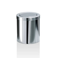 Корзина для бумаги Decor Walther DW 1240 14.5x16 см с крышкой сталь полированная 0611070
