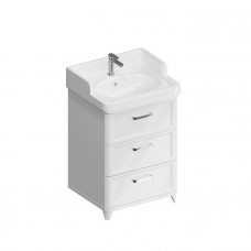 Тумба напольная Kerama Marazzi Pompei 60 см 3 ящика белый глянцевый PO.N.60.3\WHT