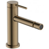 Смеситель для биде Hansgrohe Tecturis S со сливным гарнитуром шлифованная бронза 73201140