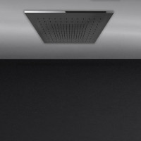Душевая система встраиваемая Gessi Minimali 50х50 см тропический ливень Mirror Steel 57901#238