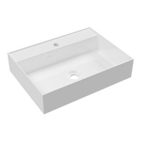 Раковина Ceramica Alice HIDE 60x45х13.5 см подвесная белый глянцевый 31230101S