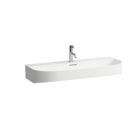 Раковина накладная Laufen Sonar 1000 х 420 х 140 мм 1 отверстие белый 8.1634.7.000.104.1