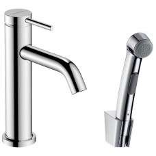 Смеситель для раковины Hansgrohe Tecturis S 110 с гигиеническим душем и сливным гарнитуром 73211000