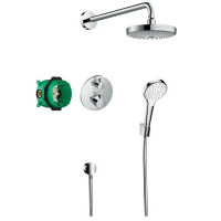 Душевая система Hansgrohe Croma S 180 Showerpipe с термостатом хром 27295000