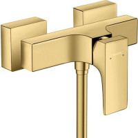 Смеситель для душа Hansgrohe Metropol однорычажный внешний монтаж полированное золото 32560990