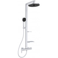 Душевая система Ideal Standard ALU+ HWTC Ø 260/100 мм полки 130 и 208 мм BD584SI