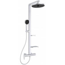 Душевая система Ideal Standard ALU+ HWTC Ø 260/100 мм полки 130 и 208 мм BD584SI Душевая система Ideal Standard ALU+ HWTC Ø 260/100 мм полки 130 и 208 мм BD584SI