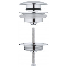 Донный клапан для раковины hansgrohe хром 65807000