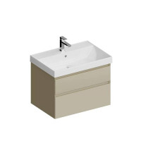 Тумба подвесная Kerama Marazzi Cubo 70 см с ящиками лимо матовая CUB.70.2\LIM