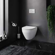 Унитаз подвесной AM.PM Spirit V2.0 FlashClean безободковый без сиденья C701700WH Унитаз подвесной AM.PM Spirit V2.0 FlashClean безободковый без сиденья C701700WH