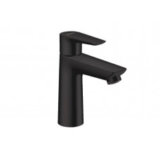 Смеситель для раковины Hansgrohe Talis E 110 с донным клапаном черный матовый 71710670