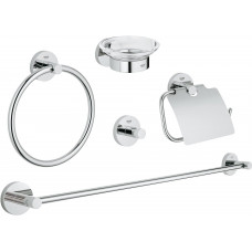 Набор аксессуаров для ванной Grohe Essentials 5 в 1 хром 40344001