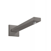 Держатель верхнего душа Hansgrohe Square 389 мм шлифованный черный хром 27694340