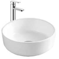 Раковина Splendy Bliss 400x400x125 мм без отверстия цвет белый BL10540T0NW