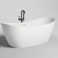 Ванна отдельностоящая Salini Noemi 185х78х72 см S-Stone белый матовый 101811SM