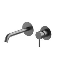 Смеситель для раковины Newform X-STEEL 316 встраиваемый внешняя часть PVD Brushed gun metal 69628EX.59.064