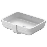 Раковина Duravit Happy D.2 48х34.5 см встраиваемая снизу без отверстия под смеситель 0457480000