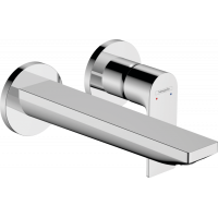 Смеситель для раковины Hansgrohe Rebris E 110 со сливным гарнитуром Push-Open 72568000