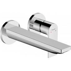 Смеситель для раковины Hansgrohe Rebris E 110 со сливным гарнитуром Push-Open 72568000