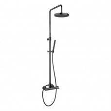 Душевая стойка со смесителем Bongio Project черный матовый 32537NE0D