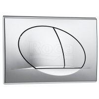 Панель смыва Roca Active 42B 2 режима 255х170х18 мм хром глянцевый 8901140B1