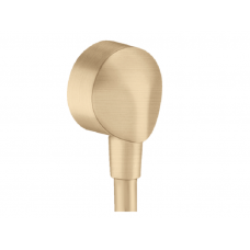 Шланговое подсоединение hansgrohe FixFit E шлифованная бронза 27454140 Шланговое подсоединение hansgrohe FixFit E шлифованная бронза 27454140