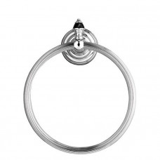 Полотенцедержатель-кольцо Devon&Devon Black Diamond 21 см подвесной хром BLKD507CR
