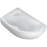 Ванна акриловая Aquanet Capri 160x100 L левосторонняя с каркасом и сливом-переливом 00205476
