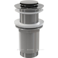 Водослив для умывальника AlcaPlast A394 Click-Clack 5/4 цельнометаллический A394