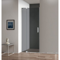 Душевая дверь в нишу Cezares Slider 90-100 см серое стекло хром SLIDER-B-1-90/100-GRIGIO-Cr