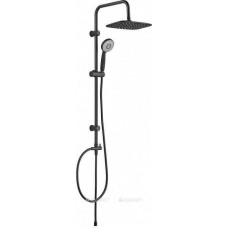 Душевая колонна Aquanet Passion RC без смесителя черный матовый AF300-70-RC-B Душевая колонна Aquanet Passion RC без смесителя черный матовый AF300-70-RC-B