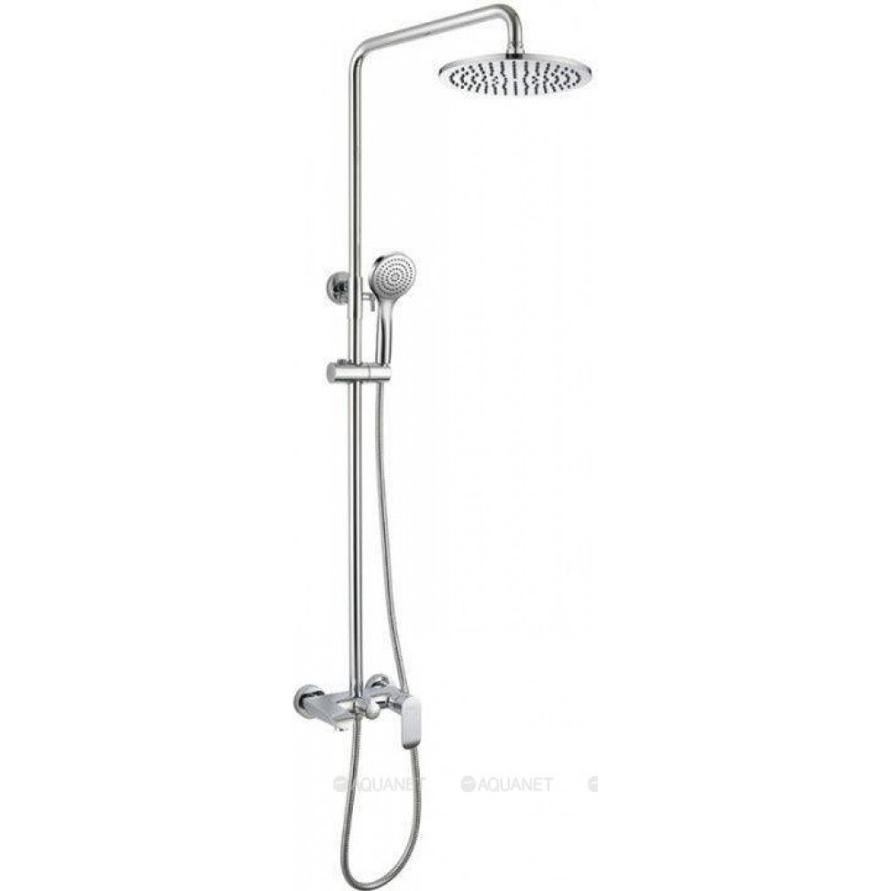 Душевая стойка со смесителем для ванны Bravat Pure F6335369CP-A-RUS