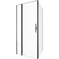 Душевое ограждение Allen Brau Priority 900x800 мм 8 мм черный браш 3.31027.BBA/3.31042.BBA