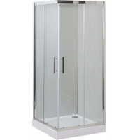 Душевая шторка Aquanet Delta Cube 1000x1000x2000 мм стекло прозрачное 8 мм 00183843