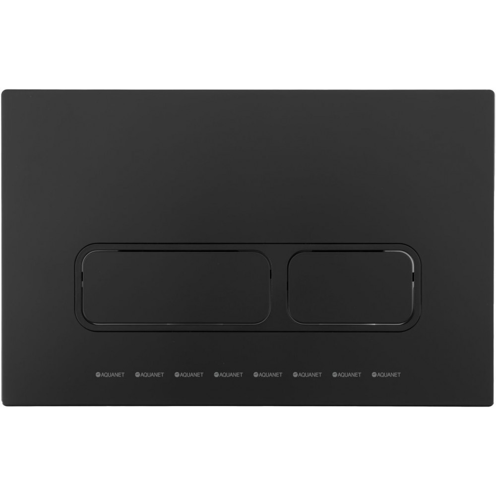 Кнопка смыва Aquanet AQ-PRO-01MB двойная черный матовый 00346764