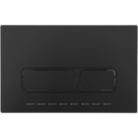 Кнопка смыва Aquanet AQ-PRO-01MB двойная черный матовый 00346764